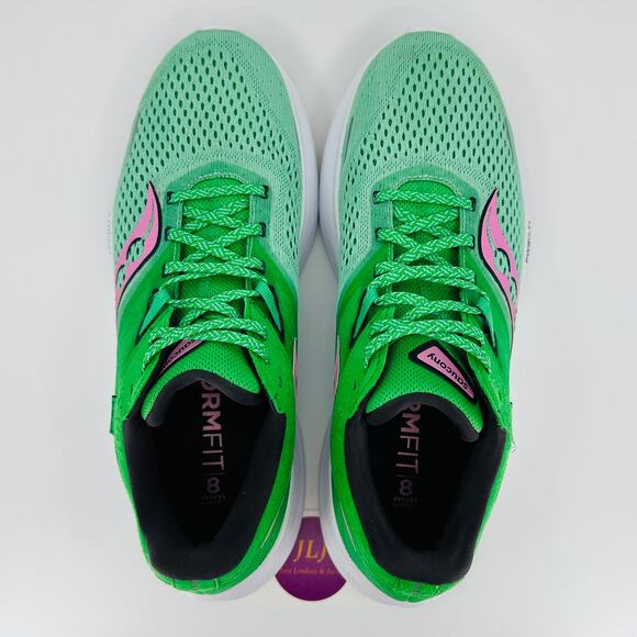Saucony Women's Ride 16 'Sprig Peony' Green Running Shoes S10830-25 Size 10 - Picture 9 of 11